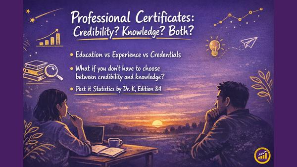 Professional Certificates: Credibility? Knowledge? Both?